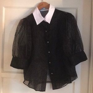 Zara blouse see through